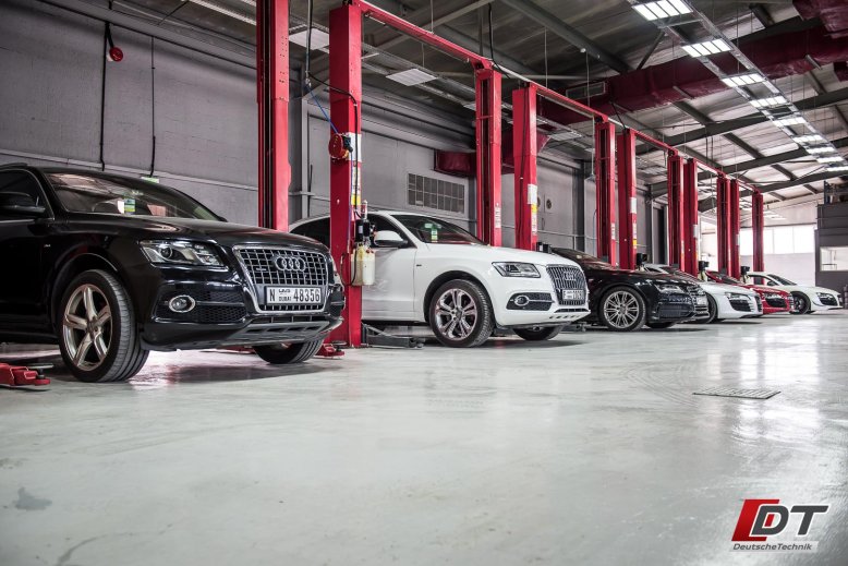 A image of Audi servicing centre